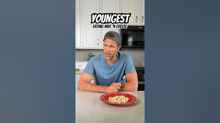 Your kids eating mac ‘n cheese