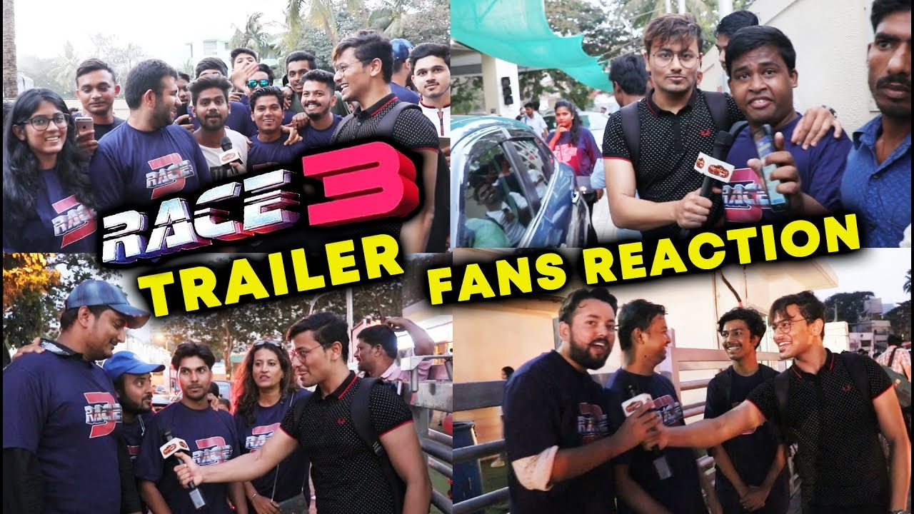 RACE 3 TRAILER REACTION By Salman Khan FANS | Crazy Fans