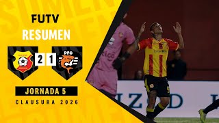Resumen Herediano 2 1 Puntarenas Clausura 2026