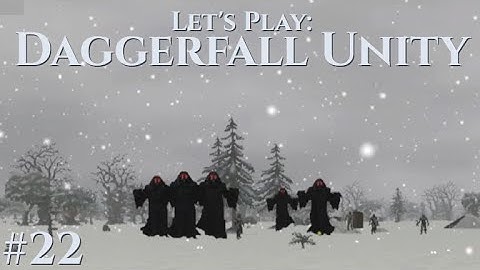 Daggerfall Unity, DARK KNIGHT Part 22: Black Ghosts, White Snow...