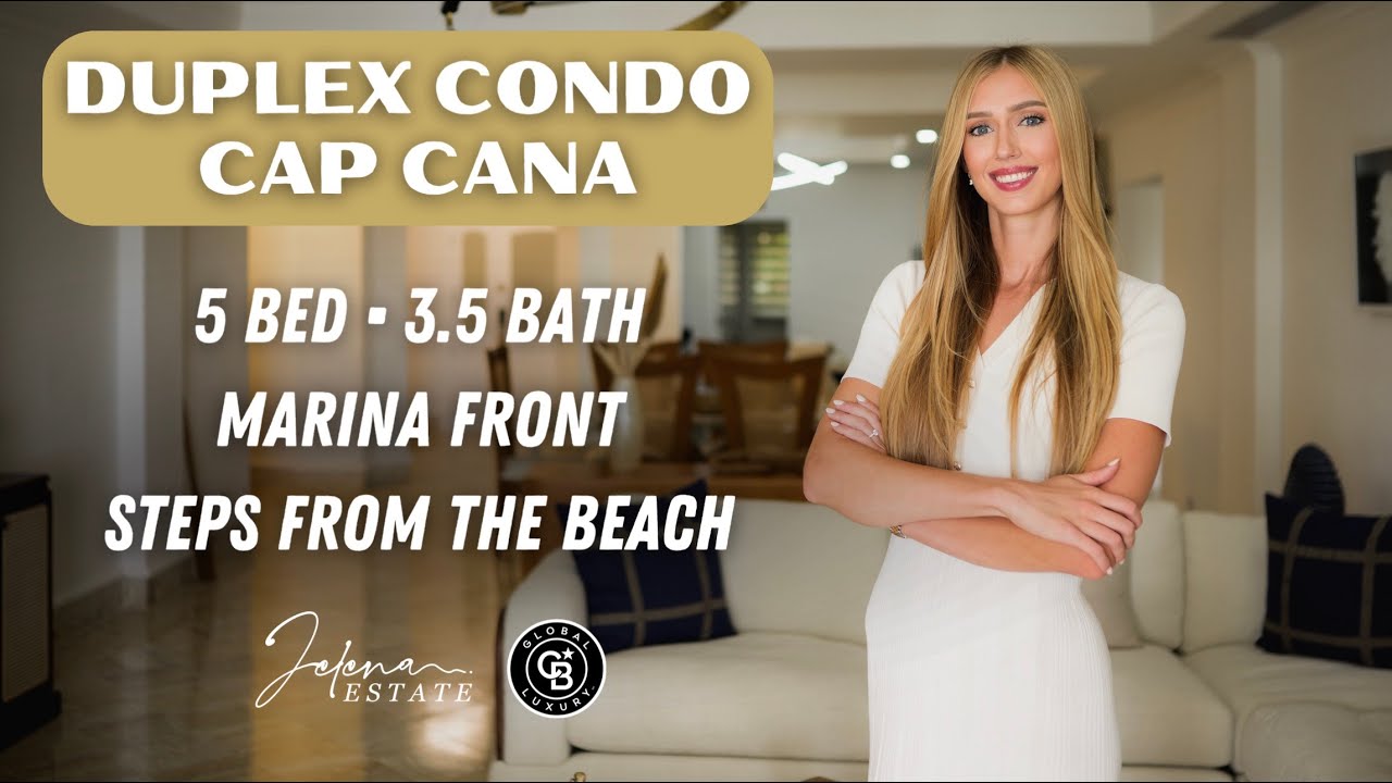 Cap Cana Marina Duplex Condo For Sale | 5 Beds • 5,726 Sq Ft