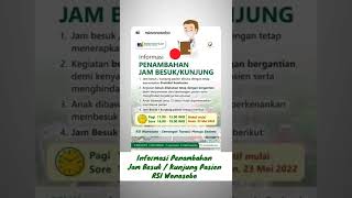 Informasi Penambahan Jam Besuk / Kunjung - RSI Wonosobo