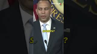 Hakeem Jeffries can’t seem to answer this question about MEN in WOMEN’S sports…