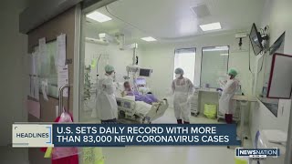 US sets daily record of over 83,000 coronavirus cases