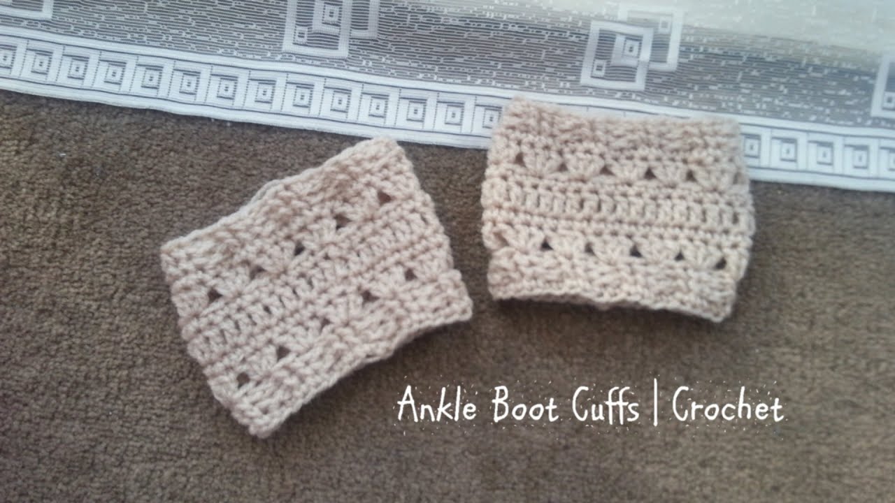 Ankle Boot Cuff | Crochet