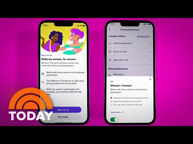 Lyft unveils 'Women+ Connect' to address safety issues - YouTube