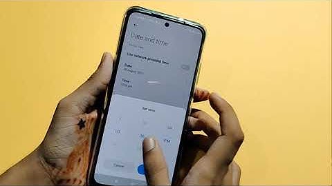 Mi 11X date and time setting | how to set date and time | date and time change kaise kare
