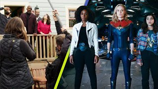 The Marvels: Go Behind the Scenes With Brie Larson, Iman Vellani and Teyonah Parris (Exclusive)