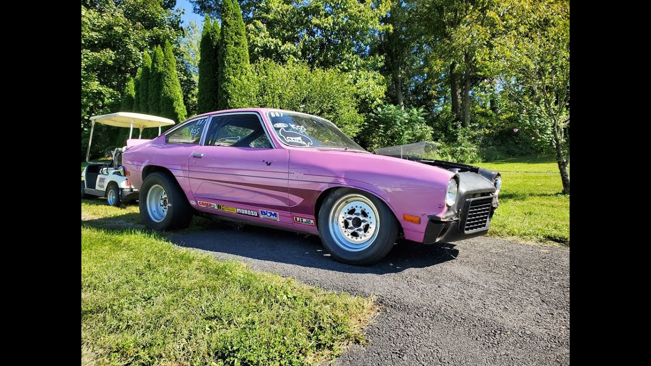 THROWBACK Testing with the Flesh Rocket 72 Chevy Vega at Island Dragway ...