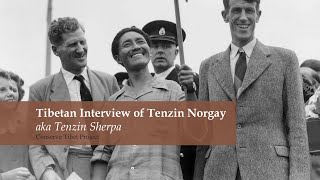 Tenzin Norgay aka Tenzin Sherpa Interview in Tibetan: :Conserve Tibet Project