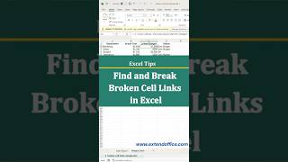 Excel Shows Update Links Warning? Fix Broken Cell Links Fast