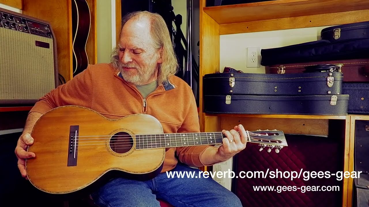 Lyon & Healy Parlor Guitar Circa 1905 - YouTube