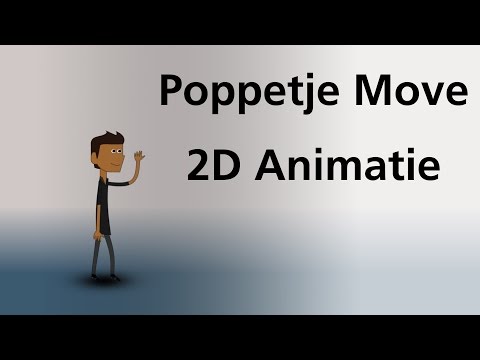 2D Animatie poppetje Move