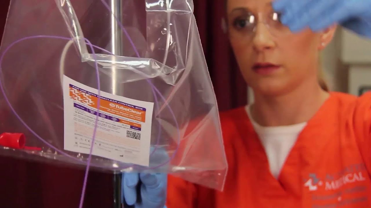 TubeClear clears clogged feeding tubes in the patient at bedside YouTube