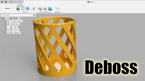 Pencil Holder - Fusion 360