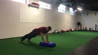 Hand Step Up Plank