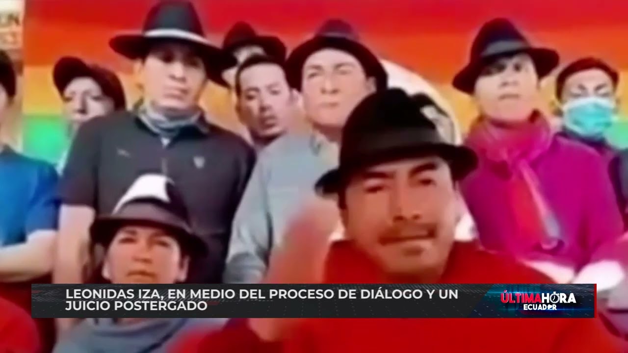 Leonidas Iza, en medio del proceso de diálogo y un juicio postergado