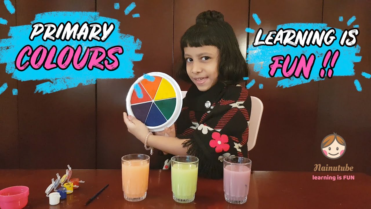 Primary Colors Mixing Experiment | Why Red,Blue,Yellow are called as Primary Colors | Nainutube