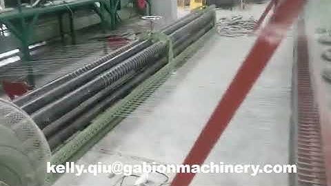 5700mm gabion machine working video