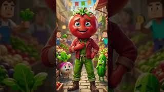 aalu pyaj tomato corn ki dosti...😀👍 #aishorts #cartoon #animation #aiviralshots