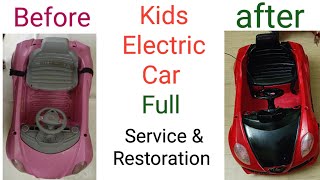 Lamborghini Aventador - Rc Car - Kids Electric car full Restoration - Kids Car #rccar #diy#car