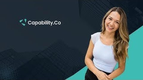 Capability Insights - Welcome