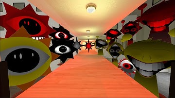 Nightmare Sprunki Mr. Sun All Phases And Sprunki Simon All Phases Nextbot Gmod