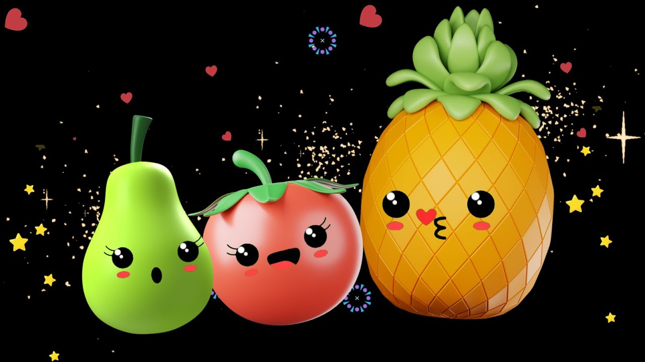 Baby Fruit Dancing Fruit Salad Party Sensory Video YouTube Music