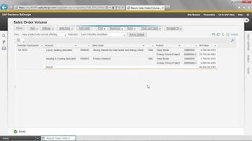 Analytics in SAP Business ByDesign