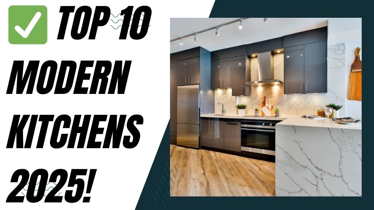 "Top Modern Kitchen Designs 2025 | Smart & Stylish Modular Kitchen ...