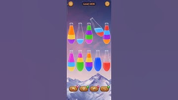 1035 level Water sort - color sort game #gameshorts #watercolor #asmr #gameplay #shorts #play