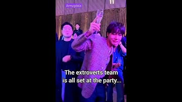 The BTS’ extroverts vs the introverts… #btsvideos