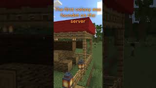 The first colony was founded in our Minecraft create train world #minecraft #train #create #gaming