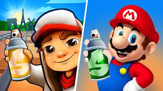 Subway Surfers World Tour Paris VS Super Mario Subway Surf, Gameplay Adventure Subway Surfers Game screenshot 1