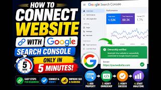 How to connect website with google search console only in 5 minutes
