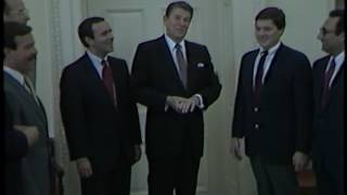 President Reagan’s Photo Opportunities in the Oval Office on April 11, 1983