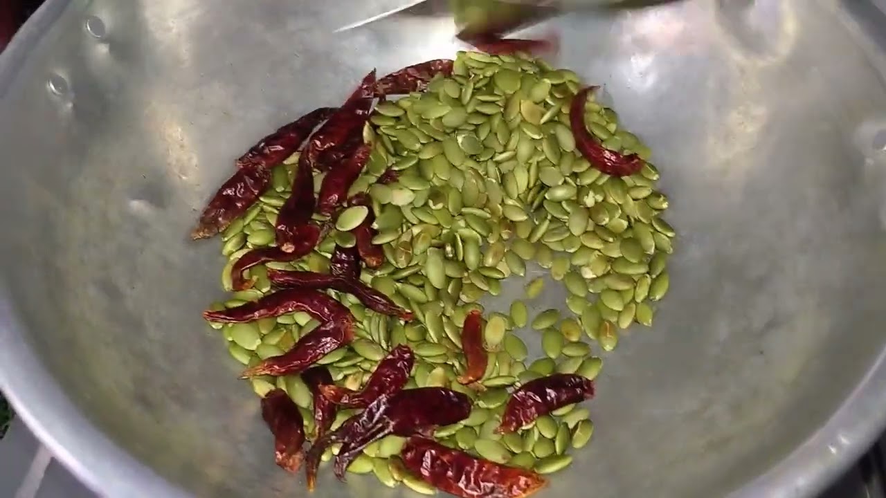 వేడి వేడి అన్నంలోకి నెయ్యి వేసుకునితింటుంటే🤤🤤 గుమ్మడిగింజలతో కారంపొడి 👌👌