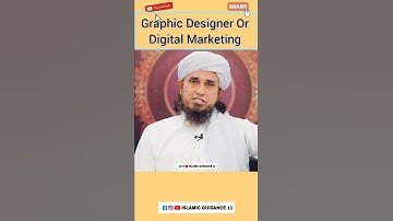 Graphic Design Or Digital Marketing | Mufti Tariq Masood Sahab | #shorts #youtubeshorts