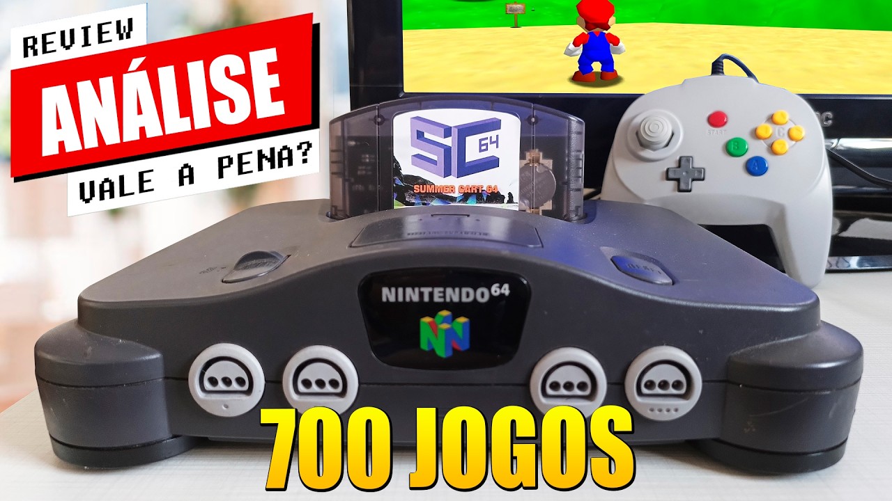 SUMMER CART 64 - Novo Everdrive para NINTENDO 64 Vale a Pena?