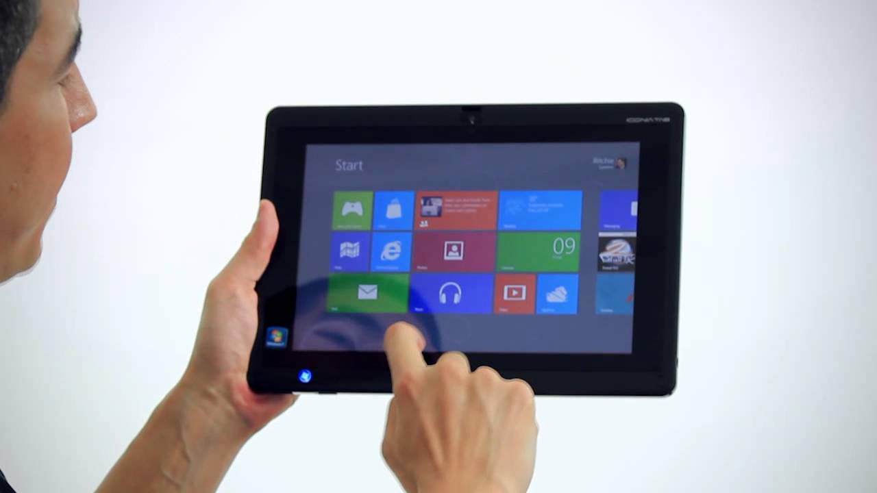 Windows 8 on a Tablet with Metro Interface YouTube