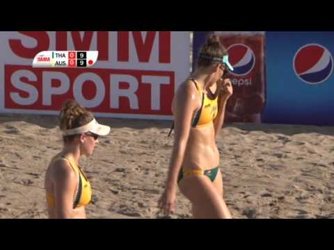 2016 Asian U19 Beach Volleyball Championship Australia Vs Thailand Women