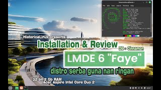 Ayo Install Linux Mint Debian Edition 6 Faye on 32 bit 2 Gb RAM Review SuperTuxRacing LibreCAD