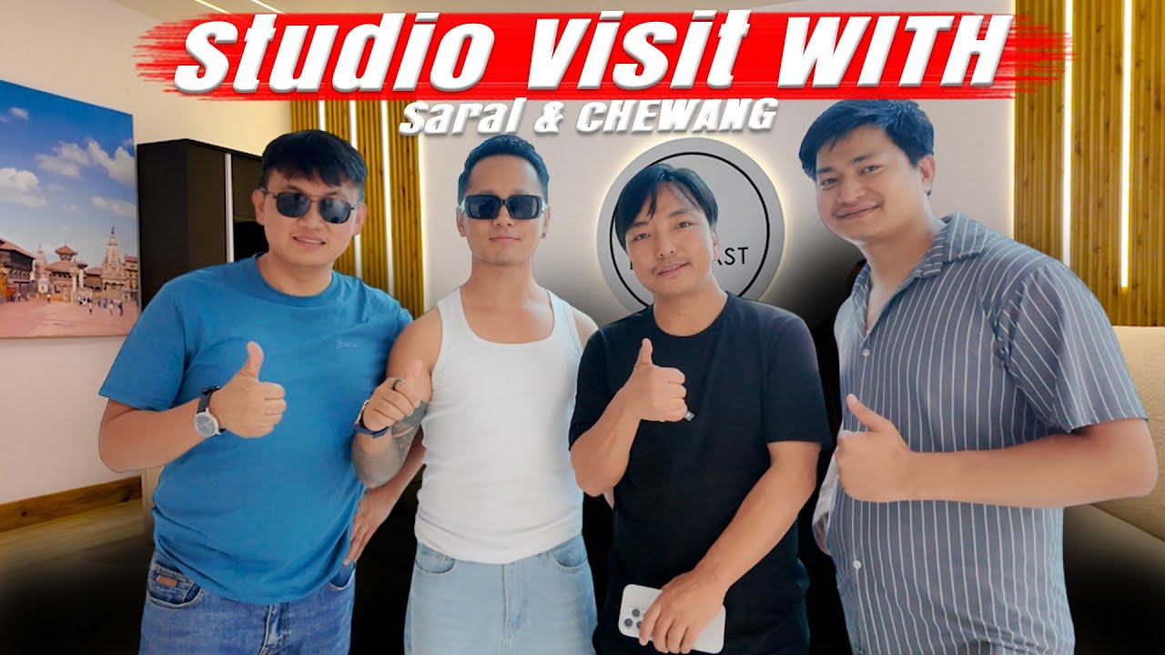 Saral & Chhewang exploring Biswa Limbu’s New Studio ♥️💐😍