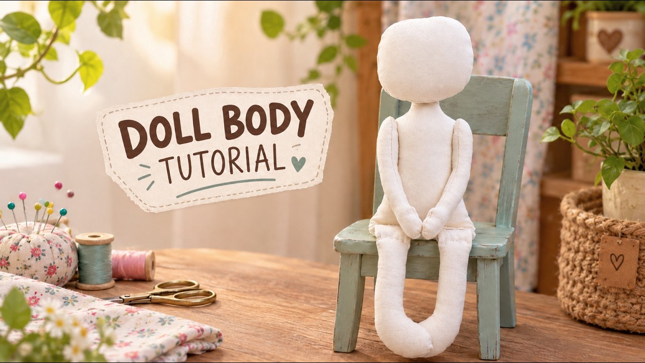 DIY Rag Doll Body | Easy Doll Making Tutorial - YouTube
