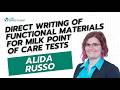 Direct writing of functional materials for milk point-of-care tests by Alida Russo