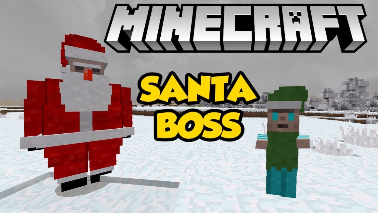 Santa Boss in Minecraft PE/Xbox - Addon
