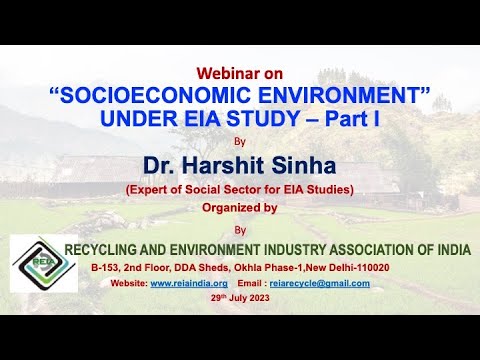 Socio Economic Environment Under EIA Study 10.0a