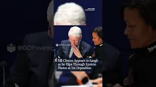 Bill Clinton Appears to Laugh as he Flips Through Epstein Photos at his Deposition. Bill Clinton Appears to Laugh as he Flips Through Epstein Photos at his Deposition.