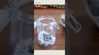 DIY Christmas gift idea: Tea in a jar #holidayswithshorts