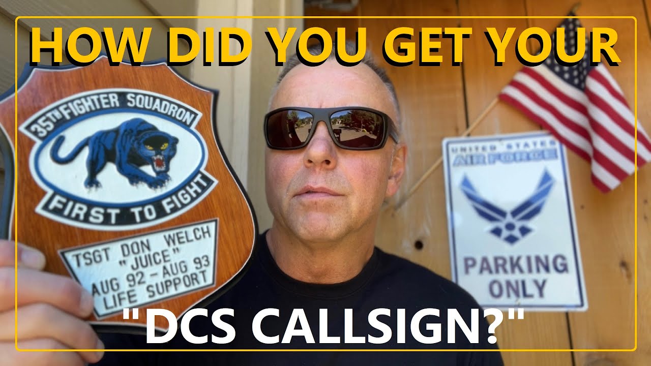 HOW DID YOU GET YOUR DCS CALLSIGN? (How I Got Mine And The Only Other "JUICE" I Met In The Air Force